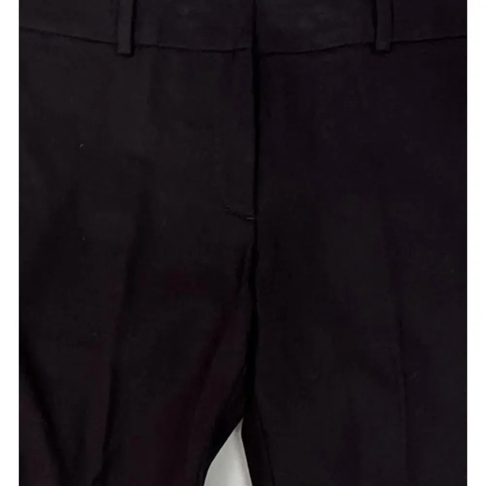 Ann Taylor Signature Petite 6P Black Womens Pants Cotton Viscose Spandex
